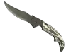 ★ Falchion Knife | Black Laminate (Battle-Scarred)