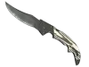 ★ Falchion Knife | Black Laminate (Well-Worn)