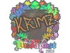 Pegatina | KRIMZ (Holo) | Budapest 2025 skin