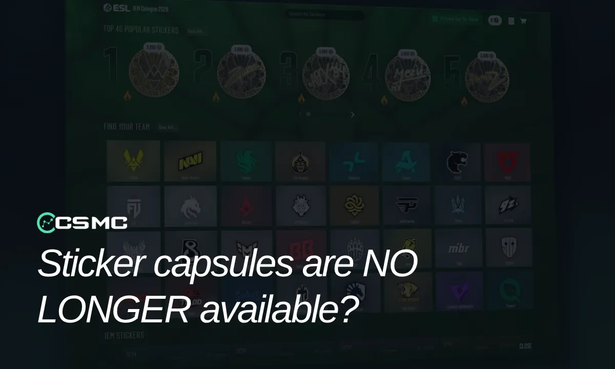 Sticker capsules are NO LONGER available?