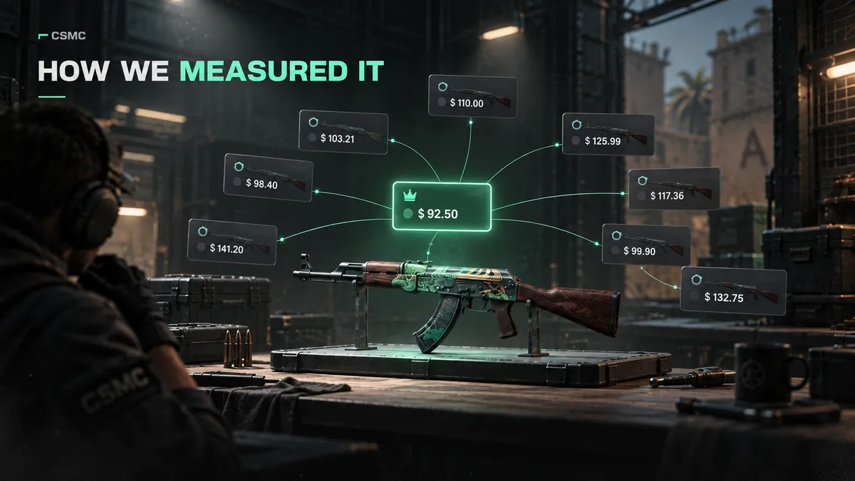 We Ranked 31 CS2 Marketplaces by How Much They Overcharge. Steam Came Last.