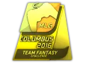 Gold Columbus 2016 Fantasy Trophy category item