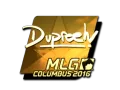 Sticker | dupreeh (Gold) | MLG Columbus 2016 category item