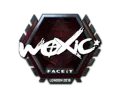 Sticker | woxic (Foil) | London 2018 category item