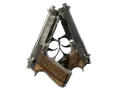 StatTrak™ Dual Berettas | Black Limba (Battle-Scarred)
