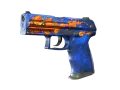 P2000 | Fire Elemental (Well-Worn) skin