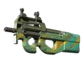 P90 | Mustard Gas (Well-Worn) skin