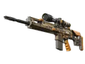SCAR-20 | Short Ochre (Battle-Scarred)