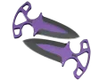 ★ Shadow Daggers | Ultraviolet (Well-Worn) skin
