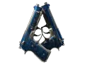 Souvenir Akimbo-Berettas | Kobaltblauer Quarz (Einsatzerprobt) skin