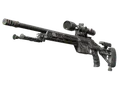 SSG 08 | Grey Smoke (Well-Worn) skin