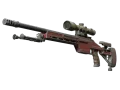 SSG 08 | Red Stone (Battle-Scarred) skin
