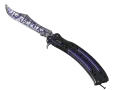 ★ StatTrak™ Butterfly Knife | Freehand (Well-Worn) skin