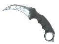 ★ StatTrak™ Karambit | Damascus Steel (Well-Worn) skin