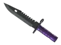 StatTrak™ Baïonnette M9 (★) | Ultraviolet (Usée)
