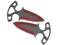 ★ StatTrak™ Shadow Daggers | Crimson Web (Well-Worn)