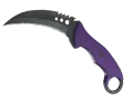 ★ StatTrak™ Talon Knife | Ultraviolet (Well-Worn) skin