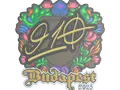 Sticker | 910 (Embroidered) | Budapest 2025