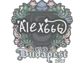 Sticker | alex666 | Budapest 2025