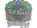 Sticker | alex666 (Embroidered) | Budapest 2025