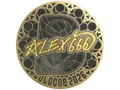 Sticker | alex666 (Gold) | Cologne 2026 skin