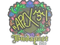 Sticker | apEX (Embroidered) | Budapest 2025