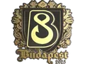 Sticker | B8 (Gold) | Budapest 2025