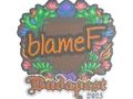 Sticker | blameF (Embroidered) | Budapest 2025