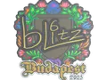 Sticker | bLitz (Embroidered) | Budapest 2025 skin