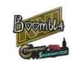 Çıkartma | Boombl4 | Stockholm 2021