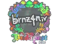 Sticker | brnz4n (Holo) | Budapest 2025 skin