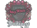 Sticker | chayJESUS | Budapest 2025