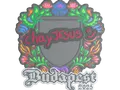 Sticker | chayJESUS (Embroidered) | Budapest 2025