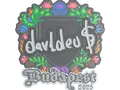 Sticker | dav1deuS (Embroidered) | Budapest 2025