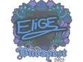 Sticker | EliGE | Budapest 2025 skin