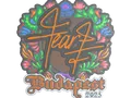 Sticker | fEAR (Embroidered) | Budapest 2025