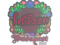Sticker | frozen (Embroidered) | Budapest 2025