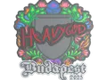 Sticker | Heavygod (Embroidered) | Budapest 2025