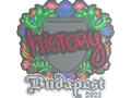 Sticker | History (Embroidered) | Budapest 2025
