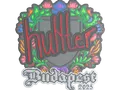 Sticker | huNter- (Embroidered) | Budapest 2025