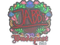 Sticker | jabbi (Embroidered) | Budapest 2025