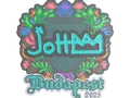 Sticker | jottAAA (Embroidered) | Budapest 2025