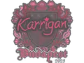 Sticker | karrigan | Budapest 2025