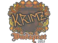 Sticker | KRIMZ | Budapest 2025