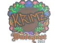 Sticker | KRIMZ (Embroidered) | Budapest 2025