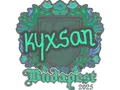 Sticker | kyxsan | Budapest 2025