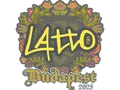 Sticker | latto | Budapest 2025