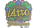 Sticker | latto (Embroidered) | Budapest 2025