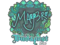 Sticker | MAJ3R | Budapest 2025