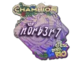 Sticker | n0rb3r7 (Champion) | Rio 2022